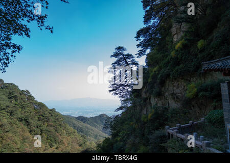 Il Monte Taishan Scenic Area Foto Stock