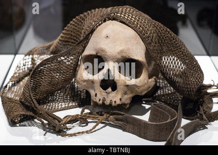 Mostra 'Severed teste. Simboli del potere" presso il Museo Archeologico Nazionale di Madrid in Spagna con: atmosfera dove: Madrid, Spagna Quando: 03 maggio 2019 Credit: Oscar Gonzalez/WENN.com Foto Stock