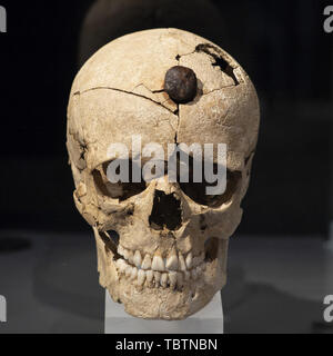 Mostra 'Severed teste. Simboli del potere" presso il Museo Archeologico Nazionale di Madrid in Spagna con: atmosfera dove: Madrid, Spagna Quando: 03 maggio 2019 Credit: Oscar Gonzalez/WENN.com Foto Stock