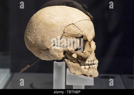 Mostra 'Severed teste. Simboli del potere" presso il Museo Archeologico Nazionale di Madrid in Spagna con: atmosfera dove: Madrid, Spagna Quando: 03 maggio 2019 Credit: Oscar Gonzalez/WENN.com Foto Stock