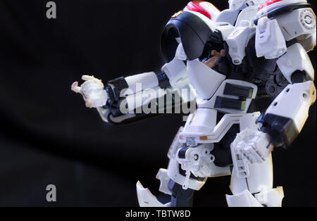 SINGAPORE-Jun 17 2017:robot giocattolo macchina display Foto Stock