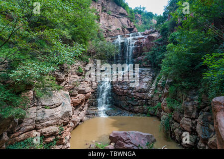 Fuxi Grand Canyon Scenic Area, Zhengzhou, nella provincia di Henan Foto Stock