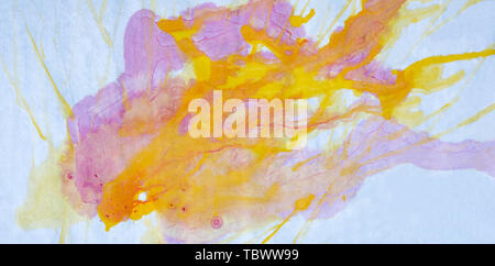 Abstract di spruzzi di colore in Cina Foto Stock