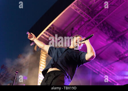 Firenze Italia 2 Giugno 2019 immaginare draghi live all Ippodromo delle Cascine - Visarno Arena - Firenze © Andrea Ripamonti / Alamy Foto Stock