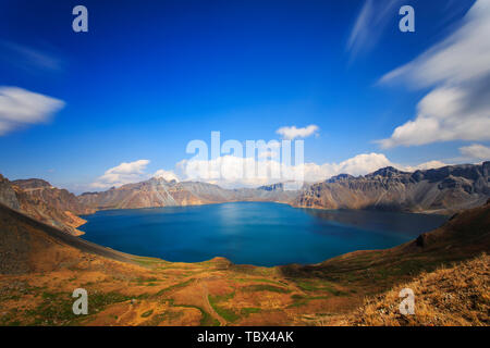 Changbaishan Lago Tianchi Foto Stock