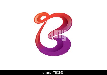 Illustrazione del disegno di un simbolo vettoriale con logo a bolle d'inchiostro Illustrazione Vettoriale