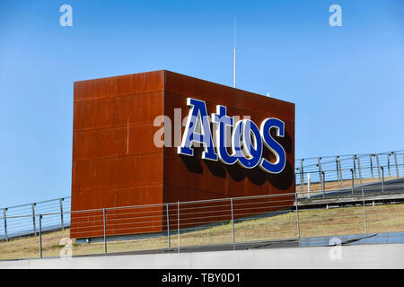 Atos Deutschland GmbH, in studio, Eagle Court, Treptow-Köpenick, Berlino, Germania, Am Studio, Adlershof, Deutschland Foto Stock