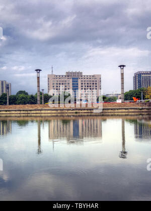 Kam Wah Kam Distretto Tung Edificio governativo Foto Stock