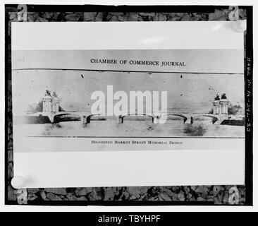 Market Street Bridge Spanning ramo nord del fiume Susquehanna, WilkesBarre, Luzerne County, PA Carrere e Hastings, architetti Atherton, Thomas H Davis, Benjamin Herman Rae, Walter S Carol A. Benenson e Associates, Wynnewood, PA, imprenditore Lavalley, M Pilar, trasmettitore Tanner, Lewis, fotografo Perloff, Carol Benenson, storico Foto Stock