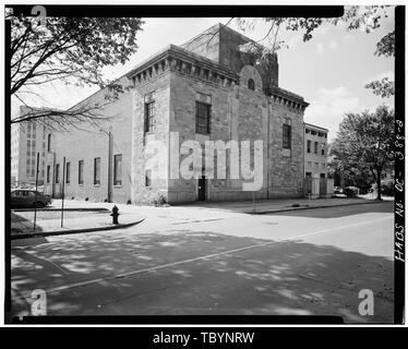 Nord (anteriore) ed East (lato) elevazioni PEPCO Power Station, 922 mi Street Nordovest, Washington, Distretto di Columbia, DC Foto Stock