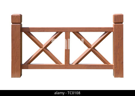 Barriera di cemento imitazione legno barriera di sicurezza Foto Stock