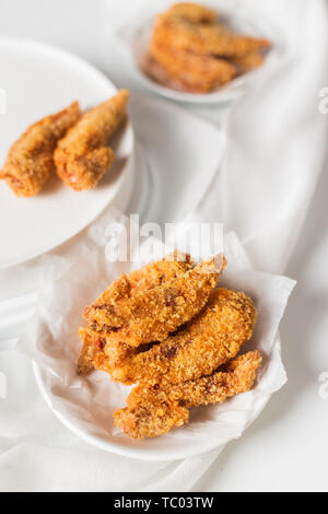 Fried Chicken Nuggets. Foto Stock