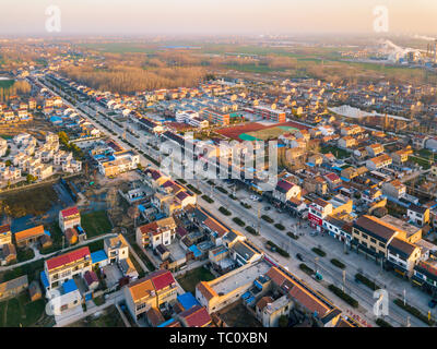 Fotografato nel quartiere Hongze, Huai an Città, provincia dello Jiangsu Foto Stock