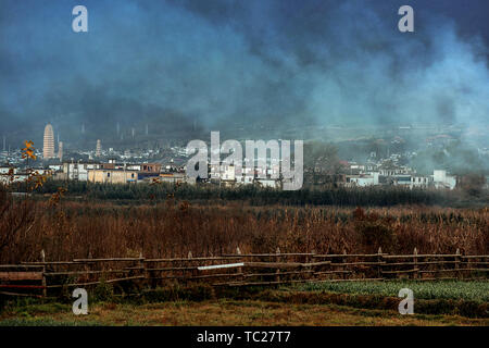 Lo scenario di Dali, Yunnan Foto Stock