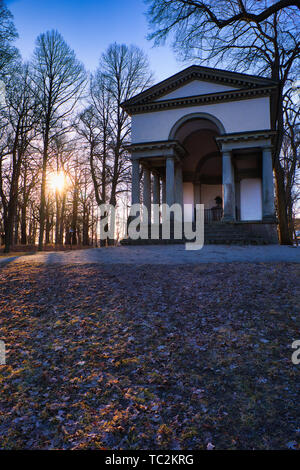 Il Tempio di Diana, Karlberg Castle Park, Solna, Stoccolma, Svezia e Scandinavia Foto Stock