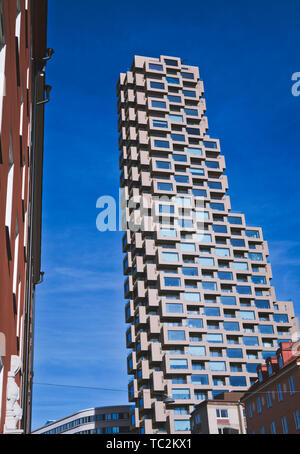 Norra Torren grattacielo, Vasastaden, Norrmalm, Stoccolma, Svezia e Scandinavia Foto Stock