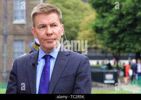 Londra, UK, 04 giugno 2019. Daily Mail corrispondente e giornalista Andrew Pierce, noto anche come "Tory Boy Pierce'. Credito: Imageplotter/Alamy Live News Foto Stock