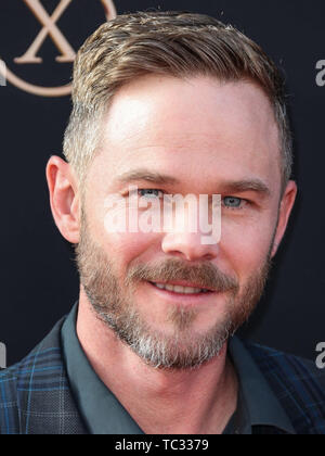 HOLLYWOOD e LOS ANGELES, CALIFORNIA, STATI UNITI D'America - 04 giugno: Attore Shawn Ashmore arriva a Los Angeles Premiere del XX Century Fox 'Dark Phoenix" tenutasi presso la leva TCL Chinese Theatre IMAX il 4 giugno 2019 a Hollywood e Los Angeles, California, Stati Uniti. (Foto di Xavier COLLIN/Image Press Agency) Foto Stock