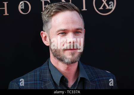 HOLLYWOOD e LOS ANGELES, CALIFORNIA, STATI UNITI D'America - 04 giugno: Attore Shawn Ashmore arriva a Los Angeles Premiere del XX Century Fox 'Dark Phoenix" tenutasi presso la leva TCL Chinese Theatre IMAX il 4 giugno 2019 a Hollywood e Los Angeles, California, Stati Uniti. (Foto di Xavier COLLIN/Image Press Agency) Foto Stock