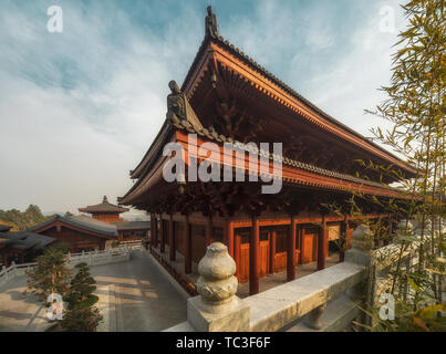 Nanjing Niushou Buddha di montagna Ding Temple Foto Stock