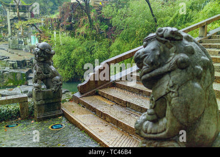 Huqiu Mountain Scenic Area, Suzhou Foto Stock