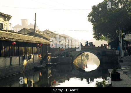 Anchang, Shaoxing, nella provincia di Zhejiang. (Fotografo: Immagine di Yiming) Foto Stock