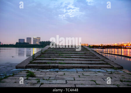 Suzhou Baoqiao Bridge Foto Stock