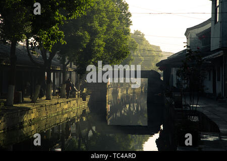 Anchang, Shaoxing, nella provincia di Zhejiang. (Fotografo: Immagine di Yiming) Foto Stock