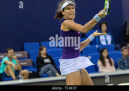 Johanna Konta, un famoso British di tennis femminile player. Foto Stock