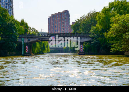 Hangzhou Beijing-Hangzhou Grand Canal coast Foto Stock