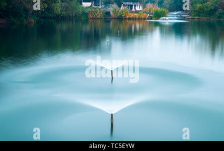 Fontana di West Creek Wetland Foto Stock