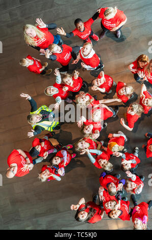 Bambini annuale della celebrazione culturale, Reykjavik, Islanda Foto Stock