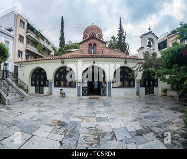 Santa Caterina chiesa greco-ortodossa di Atene Foto Stock