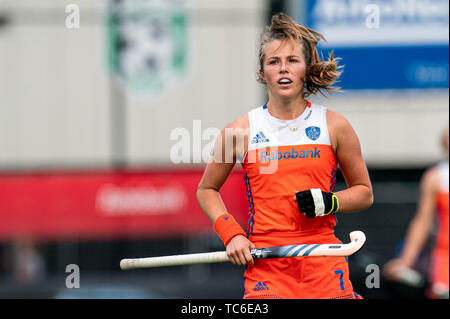 EINDHOVEN, 04-06-2019, Pro League (donne) , Paesi Bassi - Germania , Paesi Bassi player Xan de Waard Foto Stock