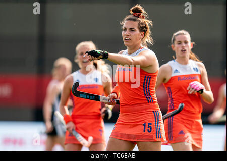 EINDHOVEN, 04-06-2019, Pro League (donne) , Paesi Bassi - Germania , Paesi Bassi player Frederique Matla Foto Stock