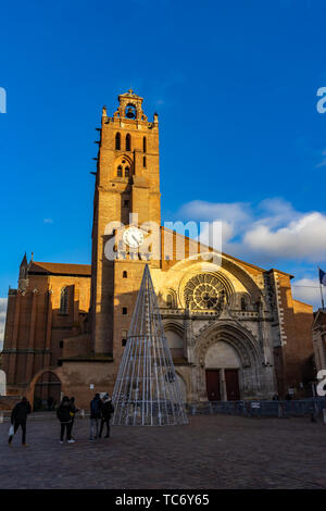 La cattedrale di Saint Etienne a Tolosa, Francia Foto Stock