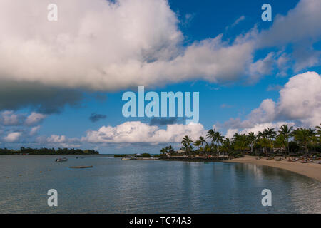 Scenario di Maurizio, presi in Four Seasons Resort Mauritius ad Anahita presso il Resort Anacitaski, Mauritius Foto Stock