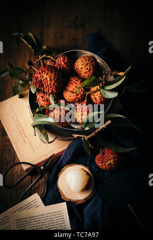 Frutta di alta qualità Qingti litchi Foto Stock