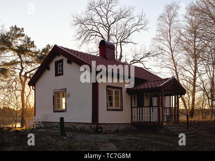 Casa in Hällsund Bogesundslandet, al di fuori di Vaxholm, Svezia Foto Stock