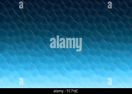 Blue gradiente dello sfondo. Blur vende poligonale pattern texture Foto Stock