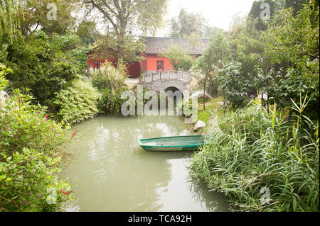 Una scena a Jinli, Chengdu Sichuan Foto Stock