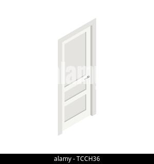 Porta icona isometrica. Illustrazione Vettoriale