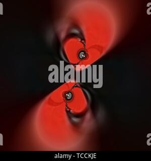 Immagine grafica con caleidoscopio stile design astratti, concetto colorati Foto Stock