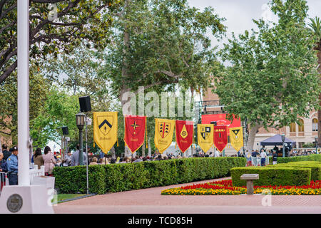 Los Angeles, 10 maggio: cerimonia di laurea della Università di California del Sud il 10 maggio 2019 a Los Angeles in California Foto Stock