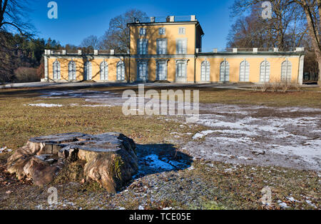 Gustav III del padiglione, Haga Park, Solna, Stoccolma, Svezia e Scandinavia Foto Stock