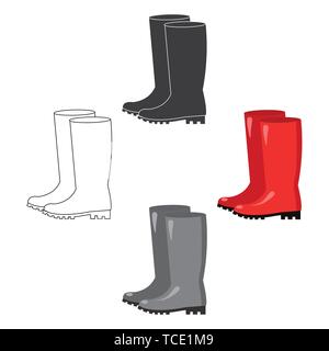 L'agricoltura,sfondo,boot,stivali,cartoon,Black,abbigliamento,concetto,design,disegno,l'elemento,agriturismo,fashion,calzature,giardinaggio,grigio, gum,gumboots,icona,immagine,isolato,logo,oggetto,coppia,plastica,protezione,protettivi, pioggia,gomma,stagione,calzatura,la molla,il simbolo,vettore,impermeabile,usura,meteo,web,wellington,bagnato,bianco,lavoro vettori vettore , Illustrazione Vettoriale