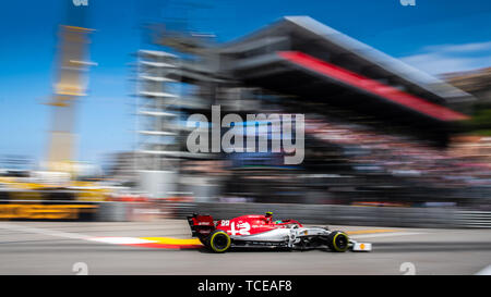 Monte Carlo/Monaco - 23/05/2019 - #99 Antonio Giovinazzi (ITA, Alfa Romeo, C38) durante la FP2 in vista del 2019 Grand Prix di Monaco Foto Stock