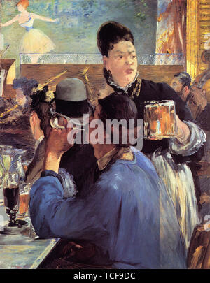 Edouard Manet - Corner Cafe concerto 1880 Foto Stock