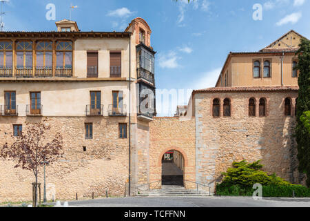 Porta del Sole a Segovia, Castilla y Leon, Spagna Foto Stock