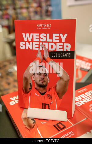 Utrecht, Paesi Bassi. 07Th Giugno, 2019. UTRECHT, 07-06-2019, Boekhandel Broese, Presentazione del libro di Wesley Sneijder, Credito: Pro scatti/Alamy Live News Foto Stock